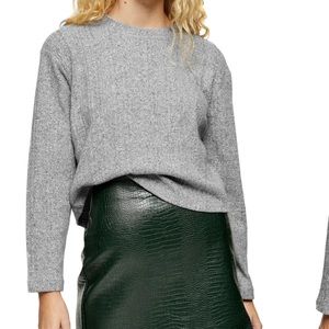 Topshop Split Back Sweater